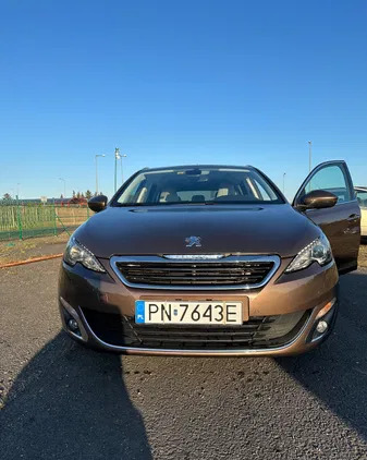 peugeot Peugeot 308 cena 35900 przebieg: 157715, rok produkcji 2014 z Konin